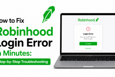 How to Fix Robinhood Login Error in Minutes